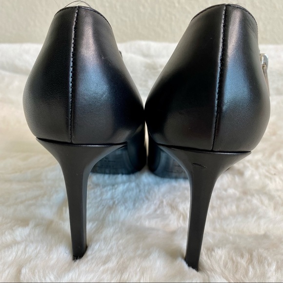 Saint Laurent Studded Point-Toe Ankle Bootie - Picture 8 of 16